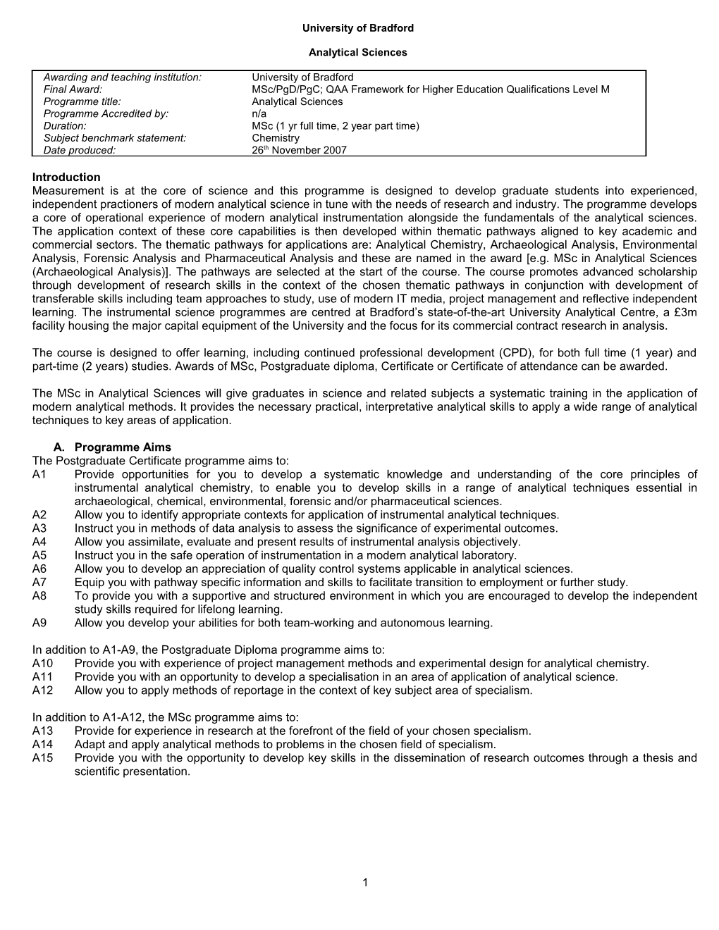 Molecular Mass Spectrometry