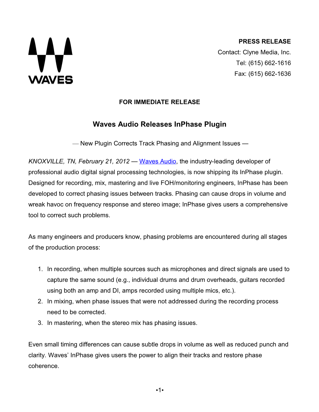 Press Release s46