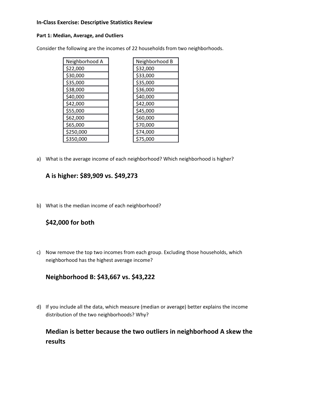 Descriptive Statistics Review Page 4