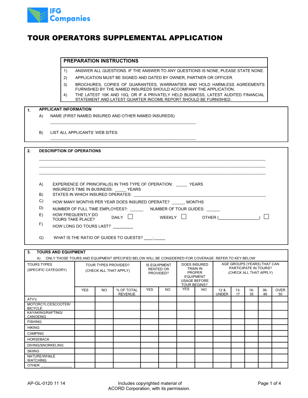 Big Submit Unit Product Liability Supplemental Questionnaire