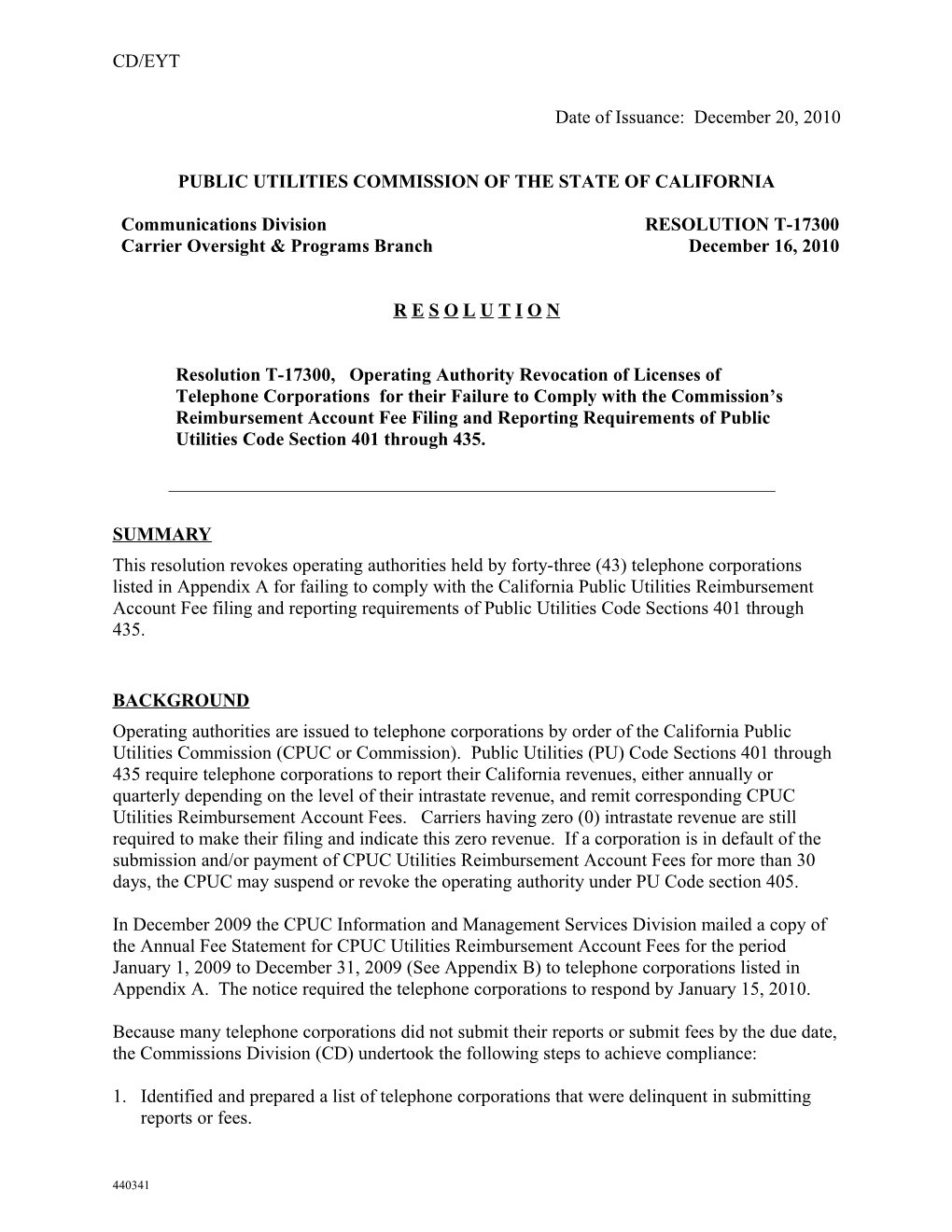 Public Utilities Commission of the State of California s39