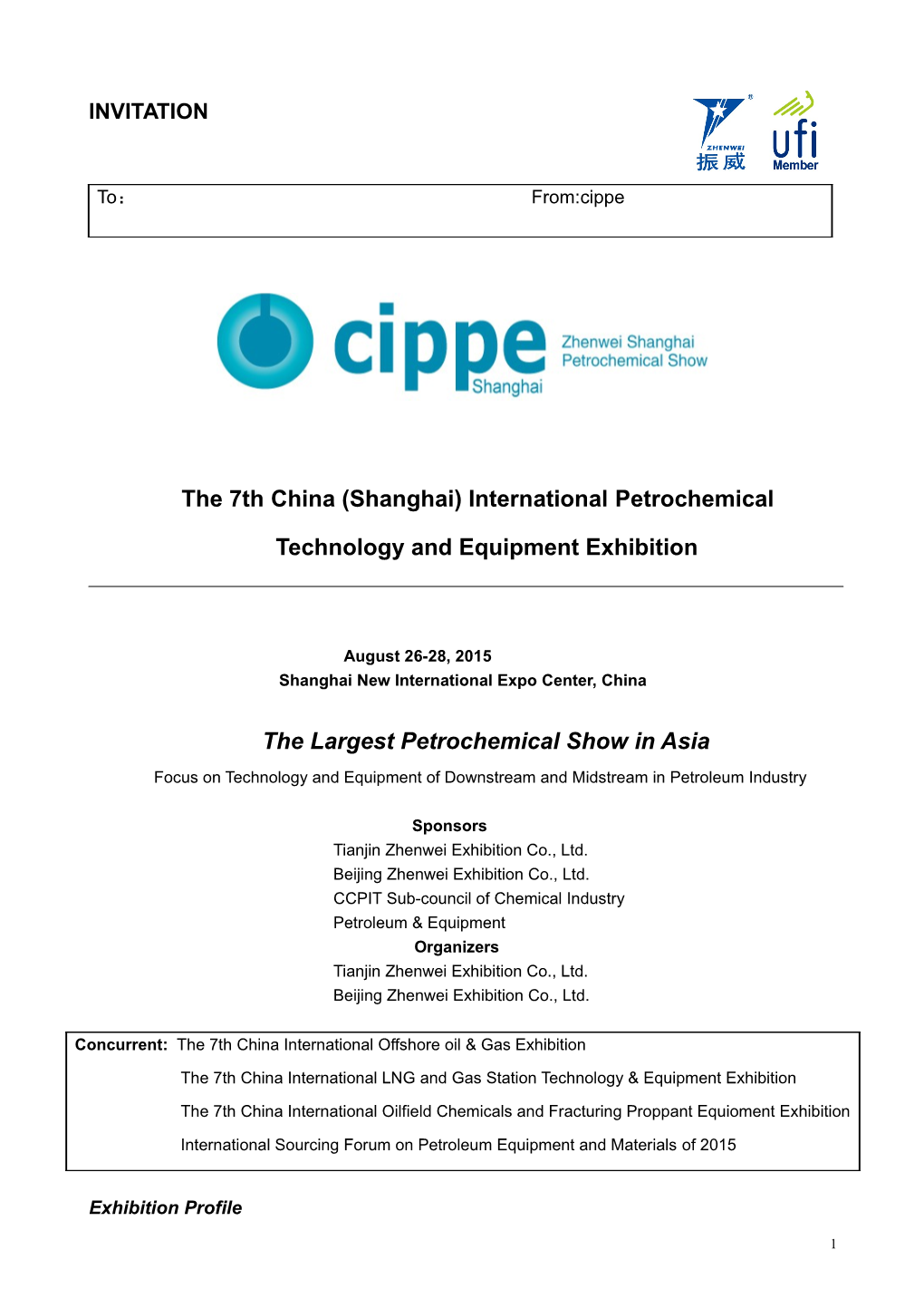 The 7Th China (Shanghai) International Petrochemical