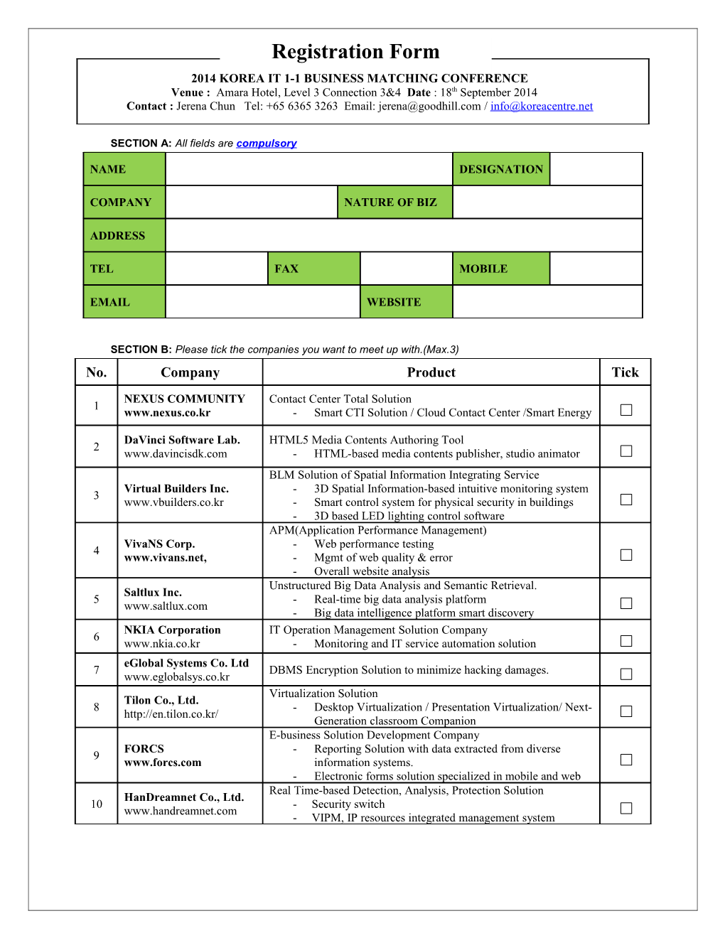 SECTION A: All Fields Are Compulsory