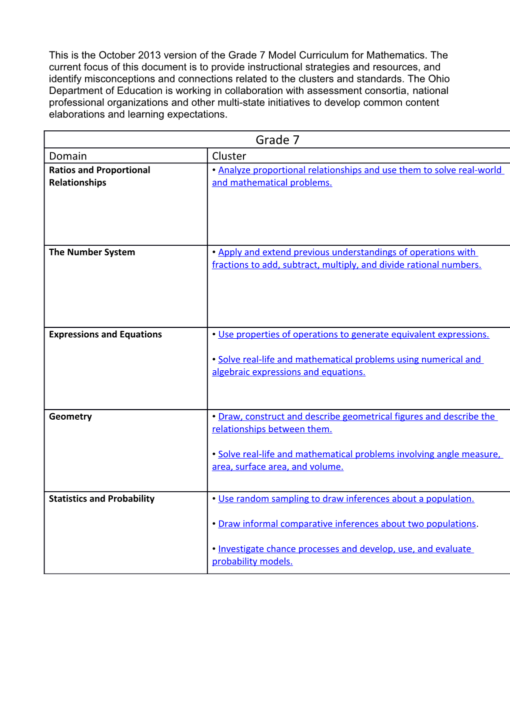 Ratios and Proportional Relationships