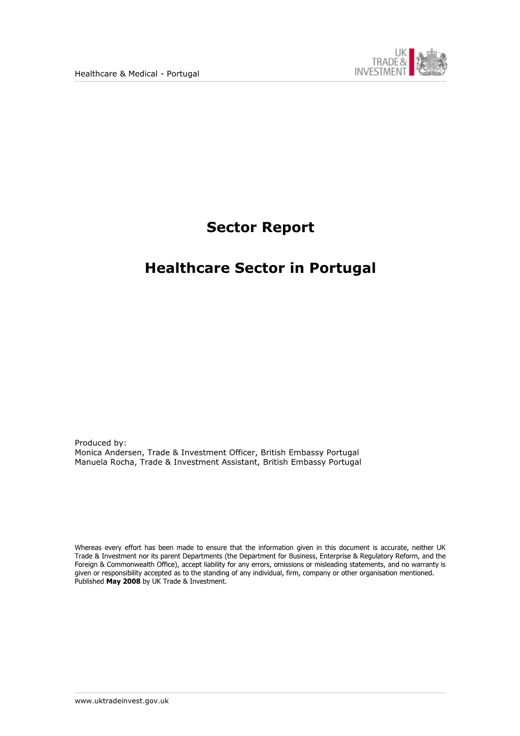 Sector Report Template