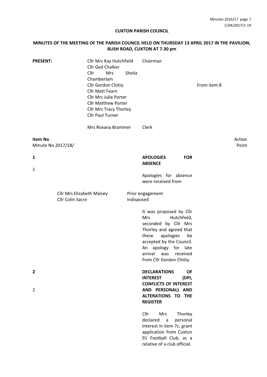 Cuxton Parish Council