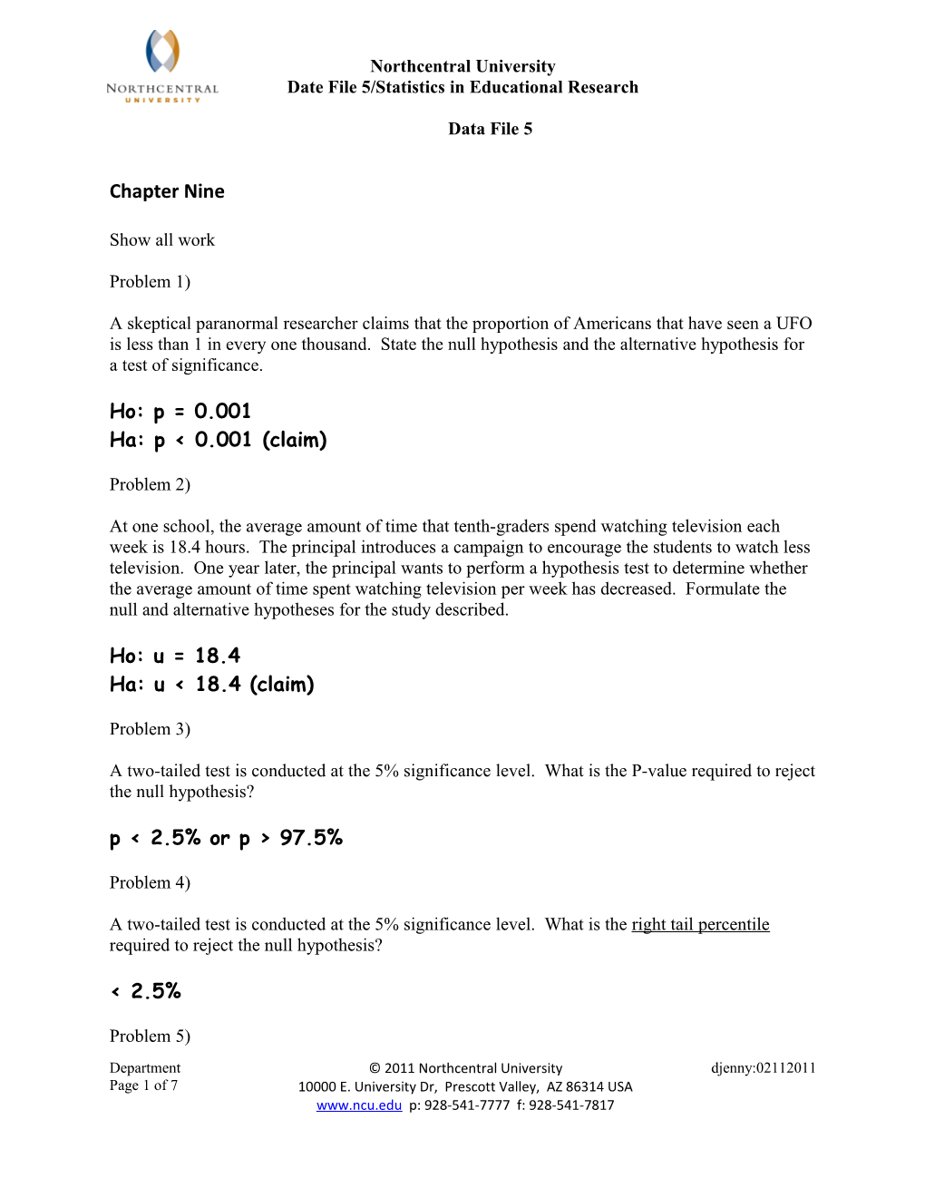 Date File 5/Statistics in Educational Research