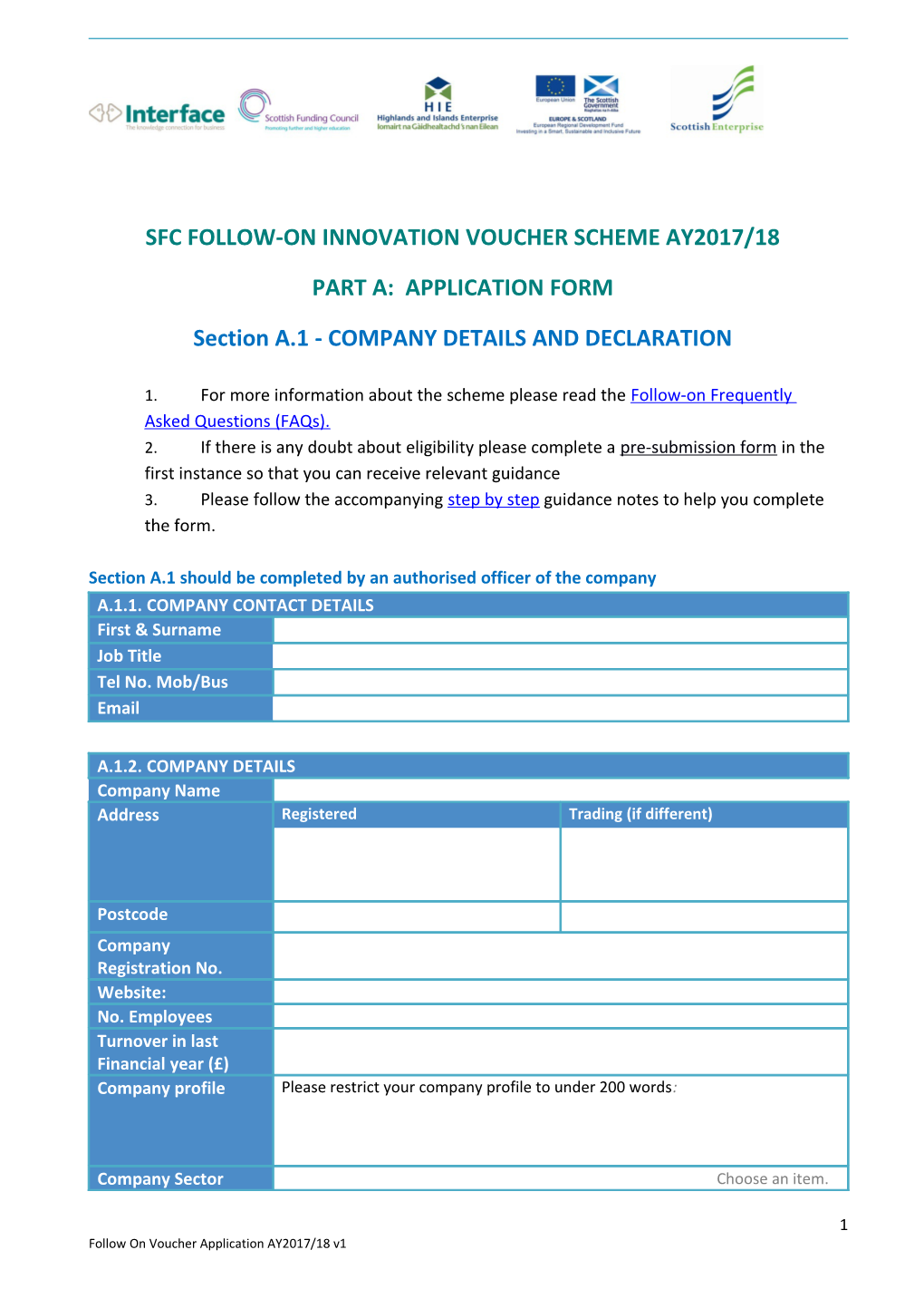 SFC Innovation Voucher Application 2014-15 DRAFT GB Comments