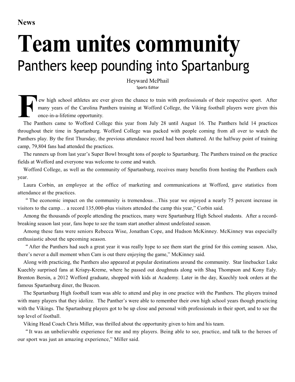Team Unites Community