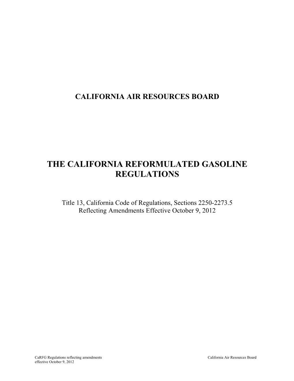 California Air Resources Board s1