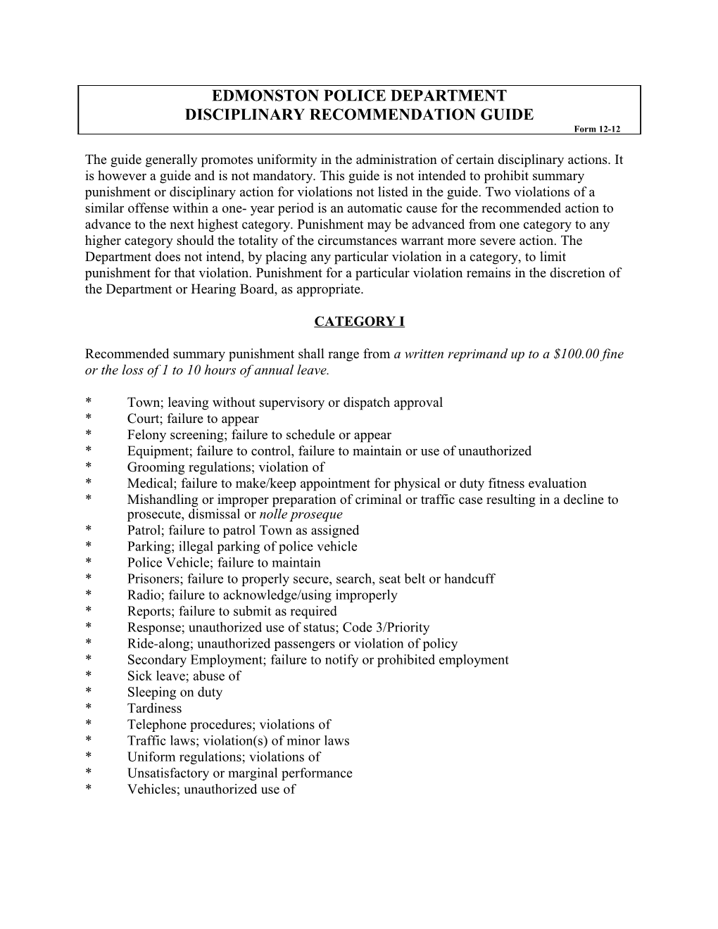 Appendix L - Law Enforcement Officers Bill of Rights - Pg1500