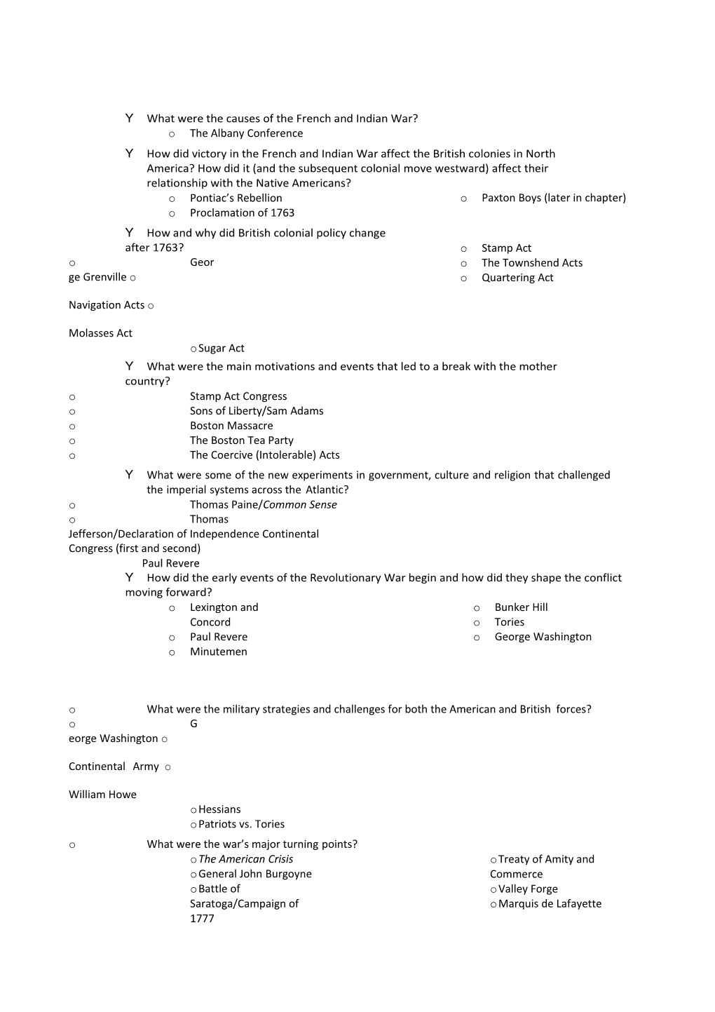 Period 3 Reading Guide