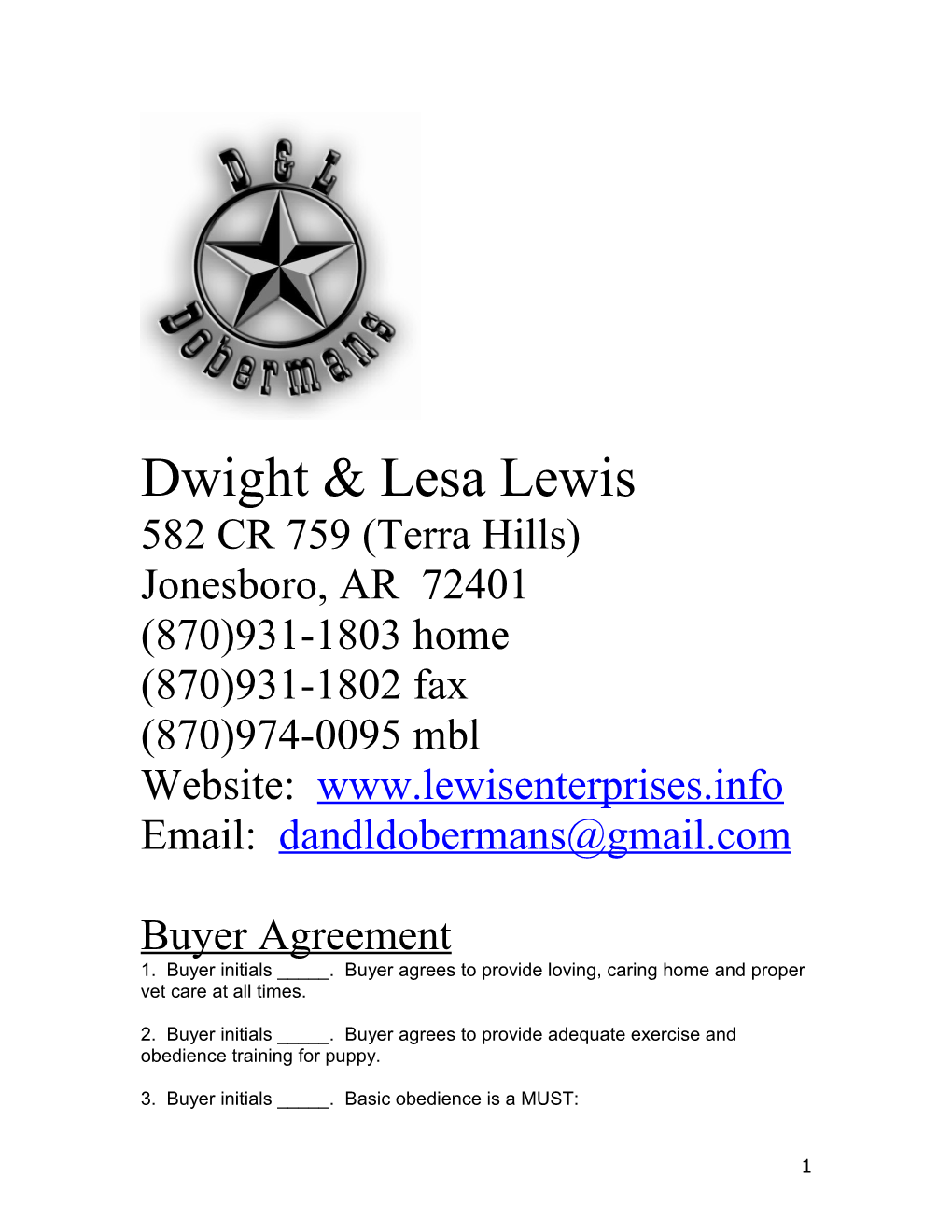 Dwight & Lesa Lewis