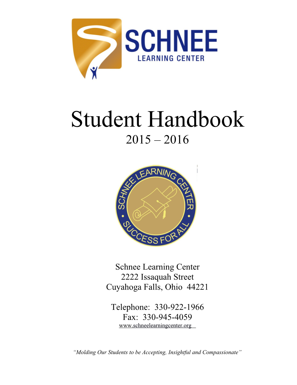 Schnee 2014-2015 Student Handbook (00136819)