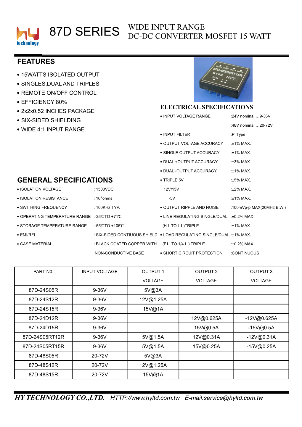 Wide Input Range