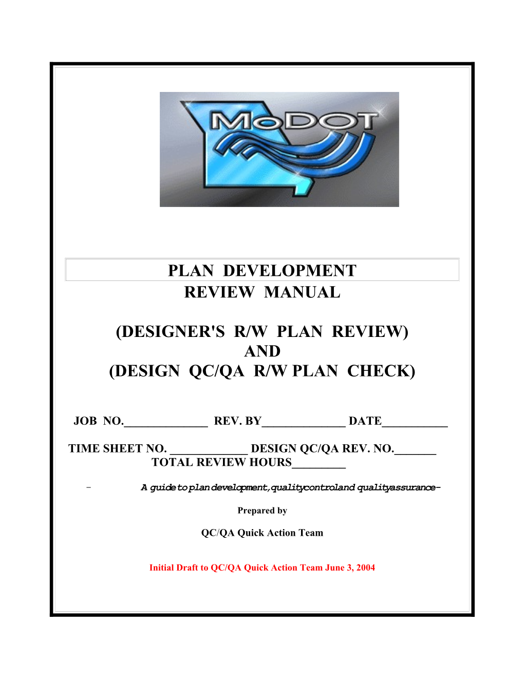 Plan Development