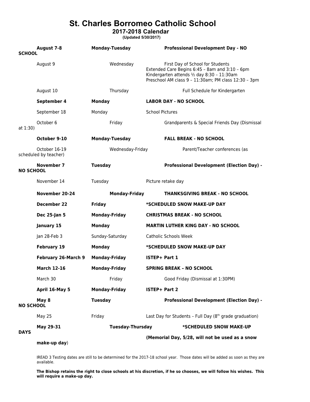 August 7-8Monday-Tuesdayprofessional Developmentday - NO SCHOOL