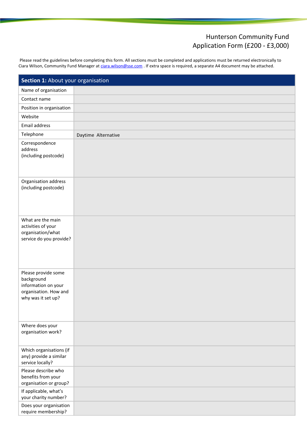 Sustainable Development Fund