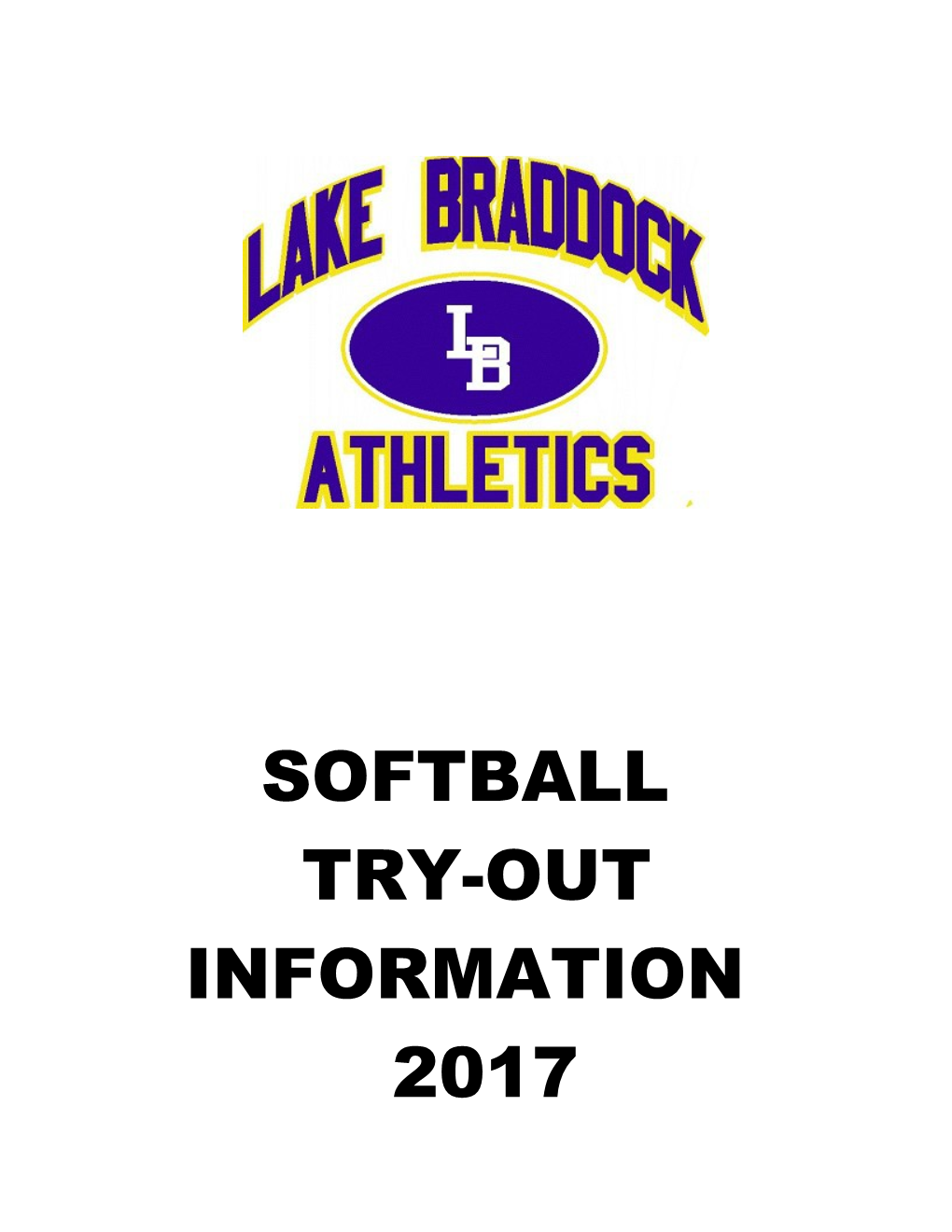 Lake Braddock Softball