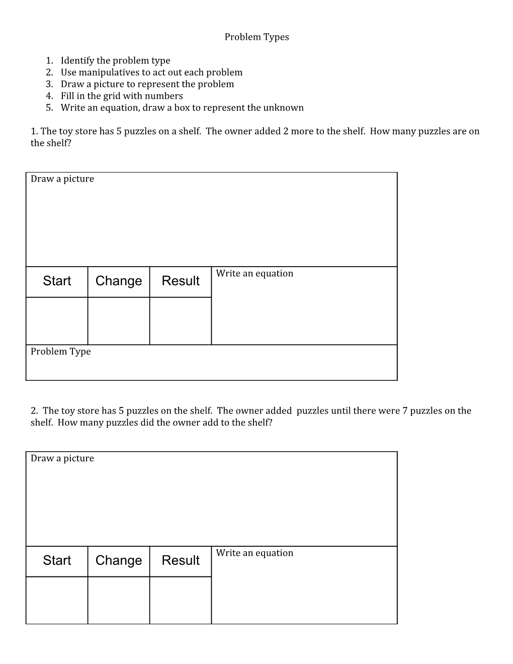 1. Identify the Problem Type