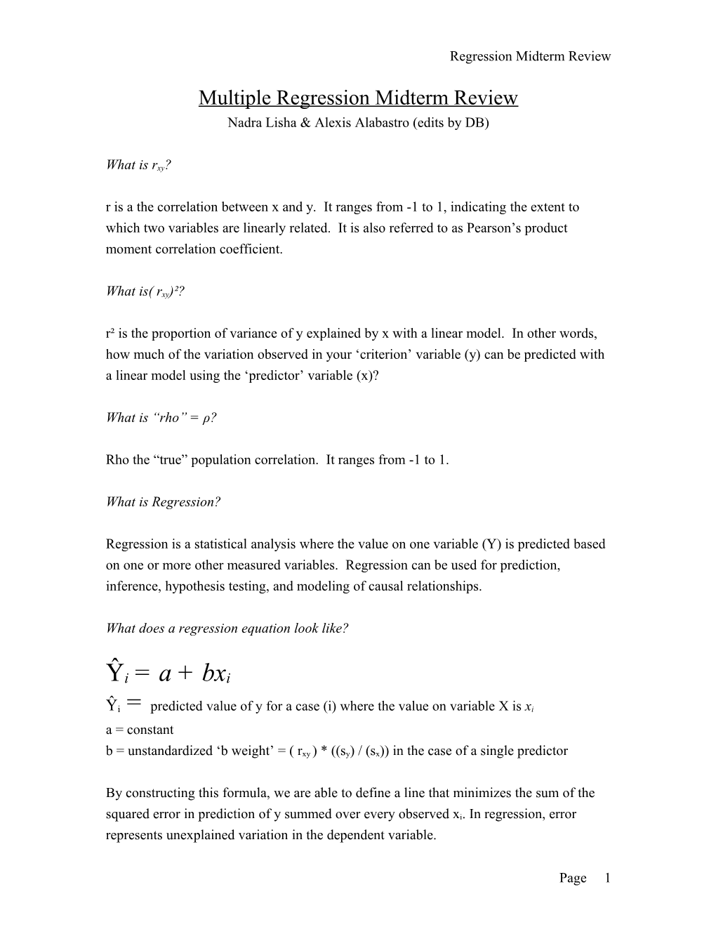 What Are the Assumptions of Multiple Regression