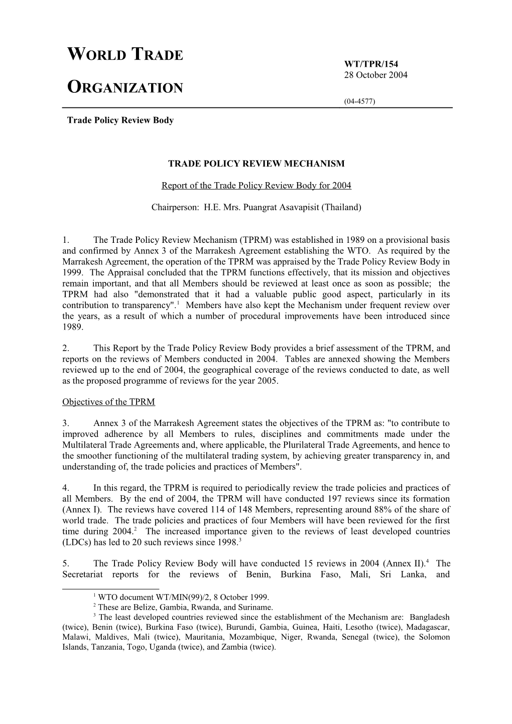 Trade Policy Review Mechanism s1