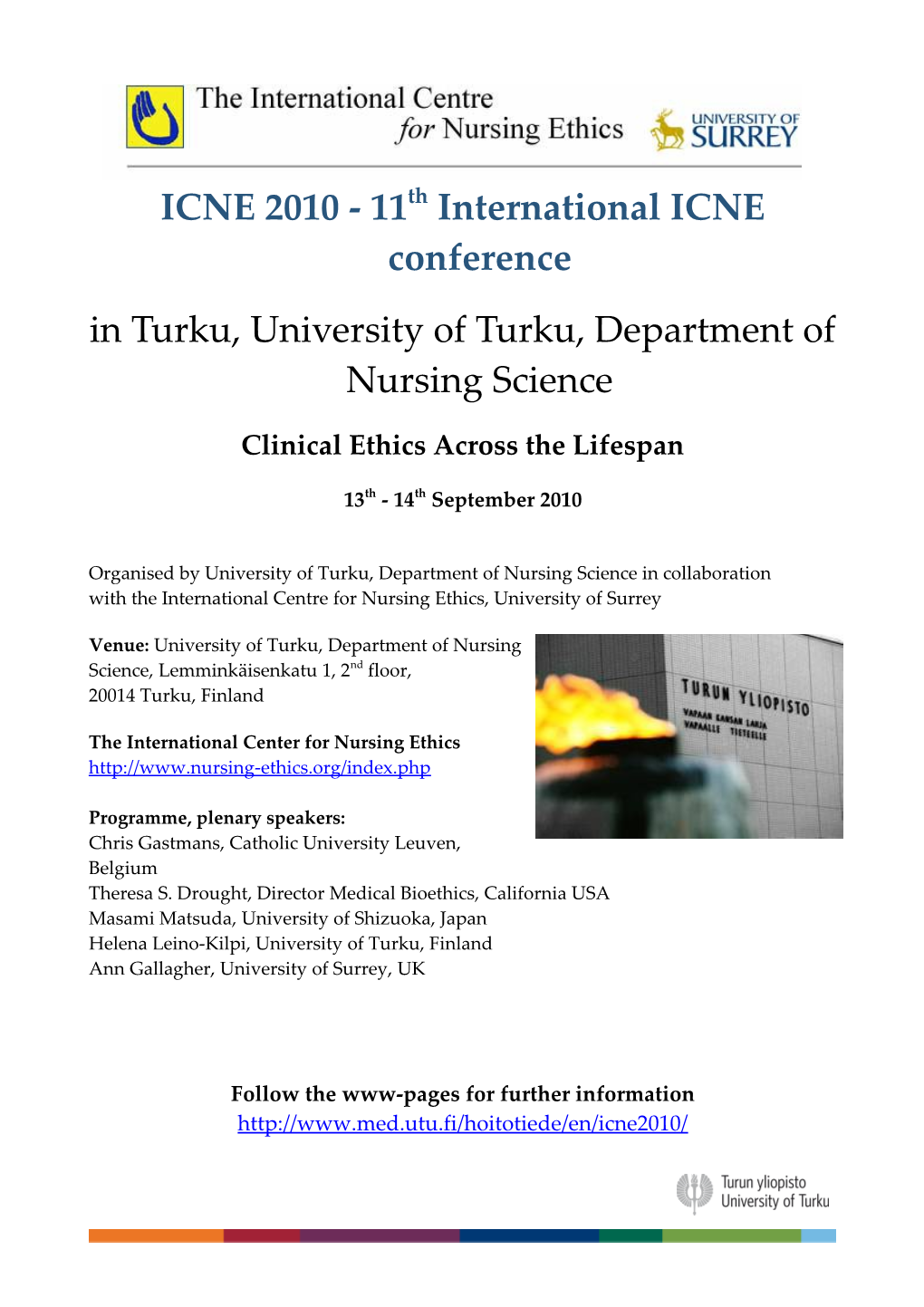 ICNE 2010 - 11Th International ICNE Conference