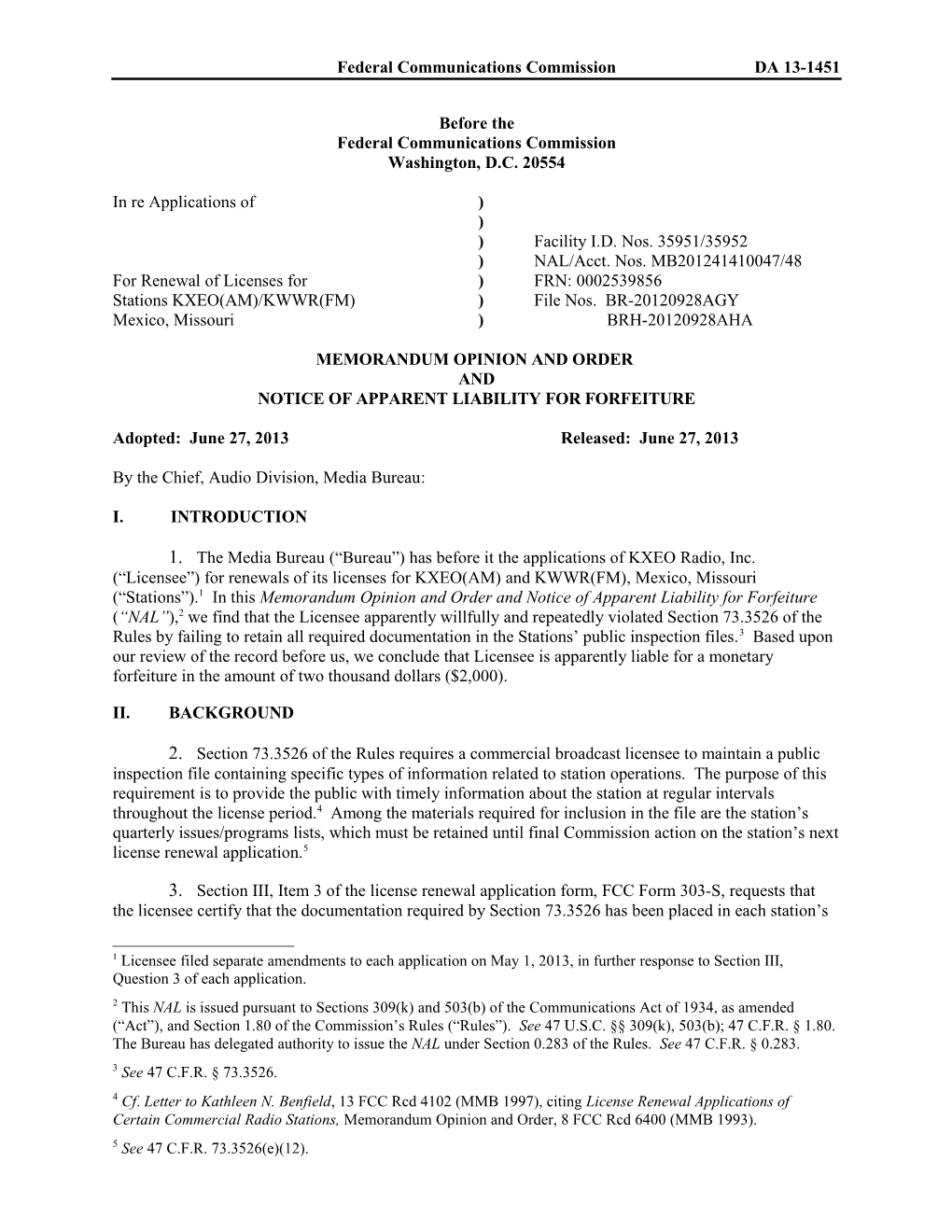 Memorandum Opinion and Order s38