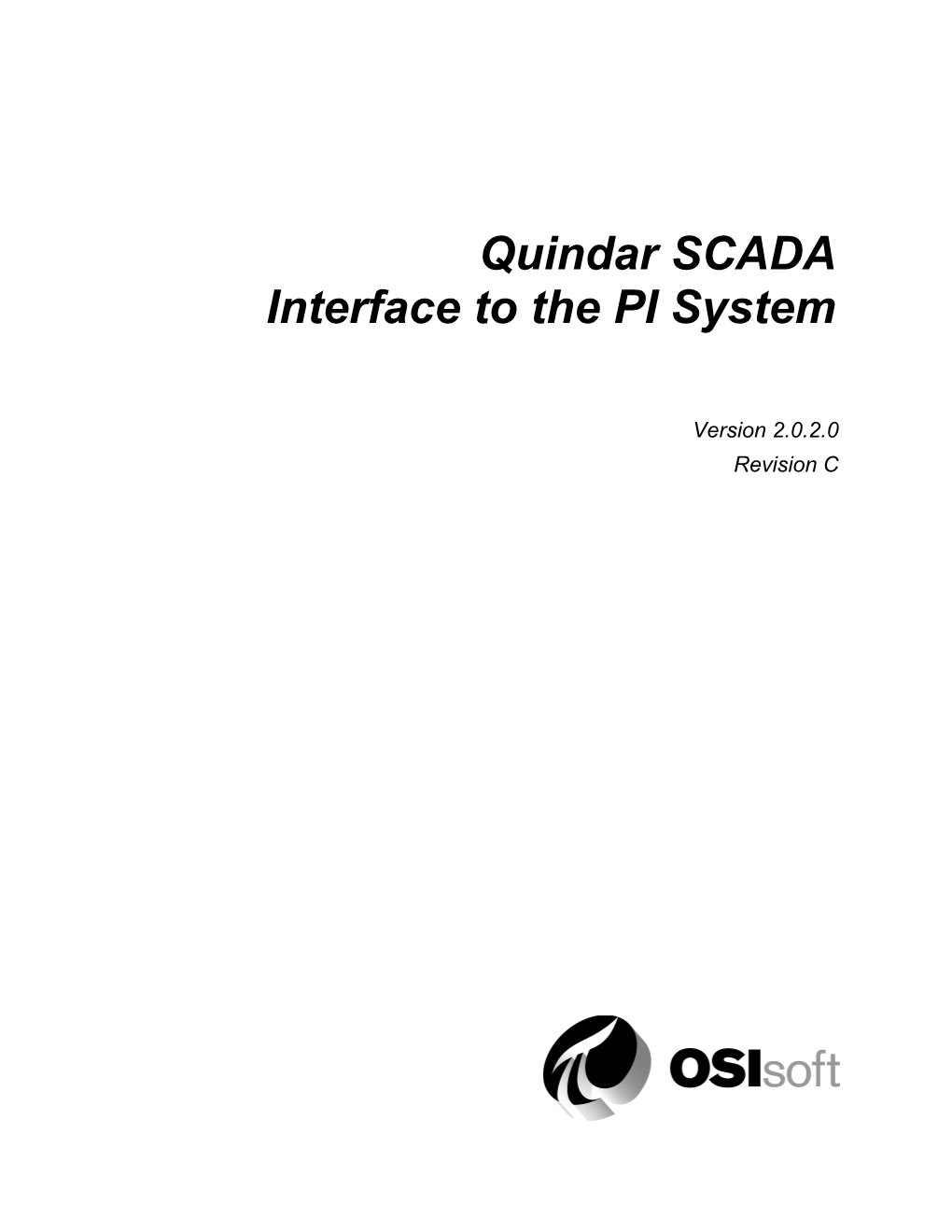 Quindar SCADA Interface to the PI System