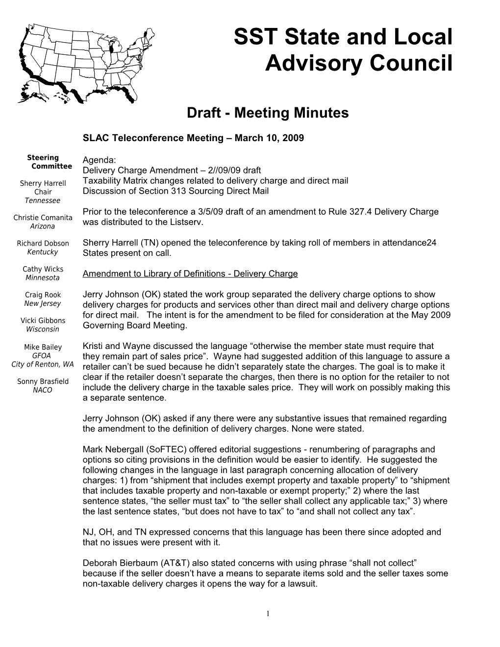 Draft - Meeting Minutes s2