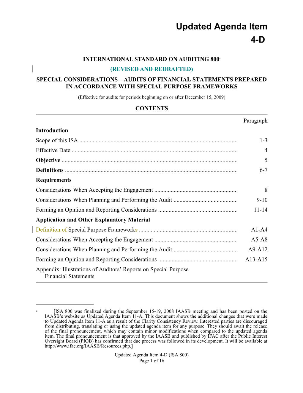 Isa 700, the Independent Auditor S Report on General Purpose Financial Statements