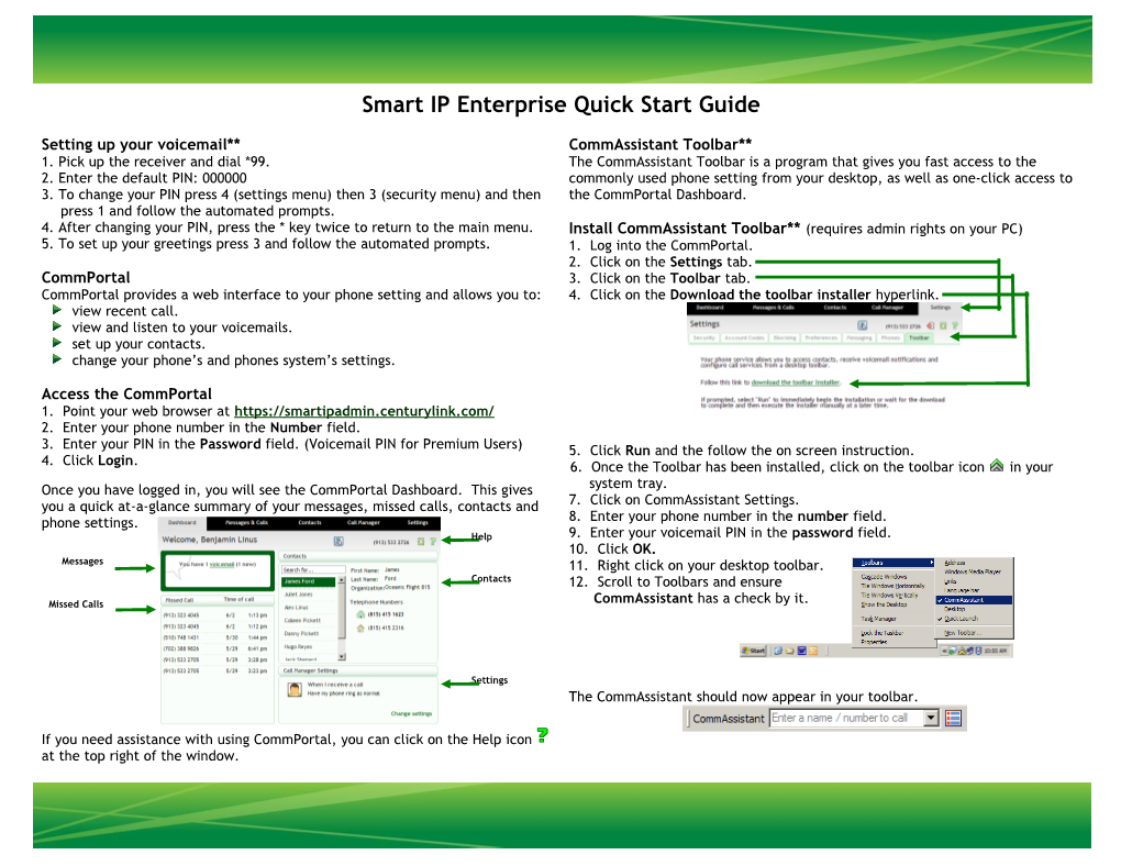 Smart IP Enterprise Quick Start Guide