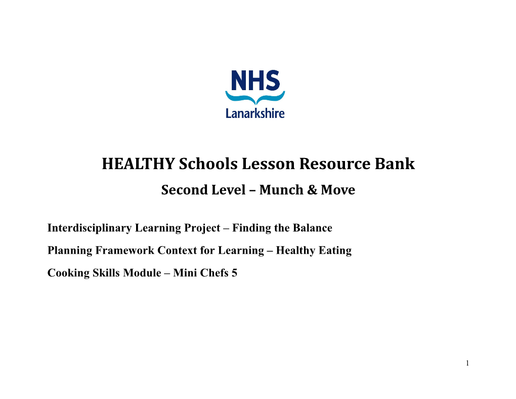 Fit for School Health & Wellbeing Activity Programme