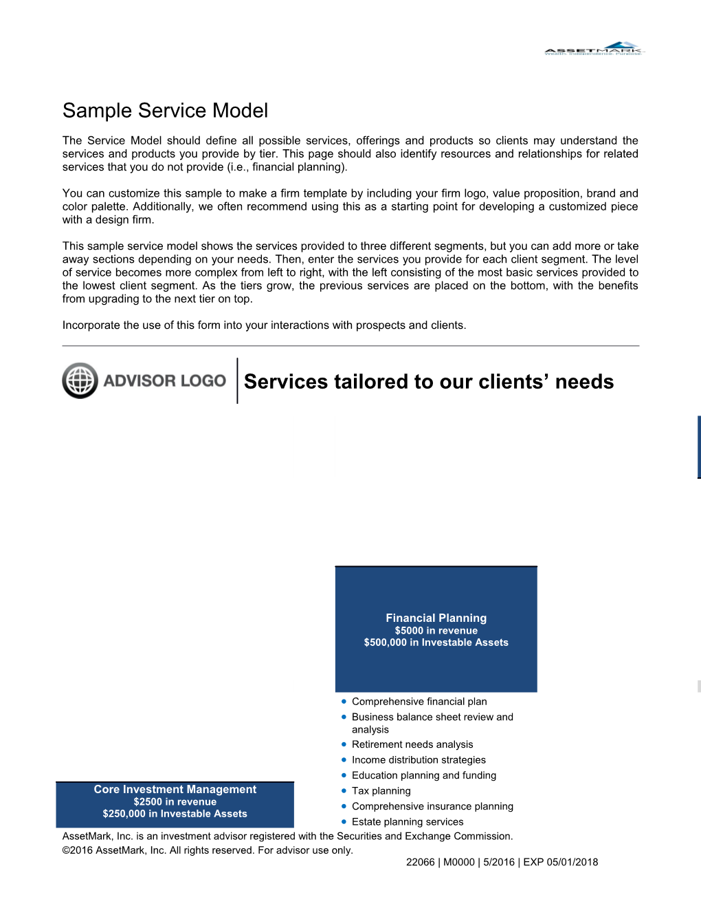Sample Service Model