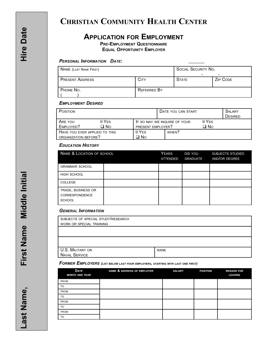 Application for Employment s11