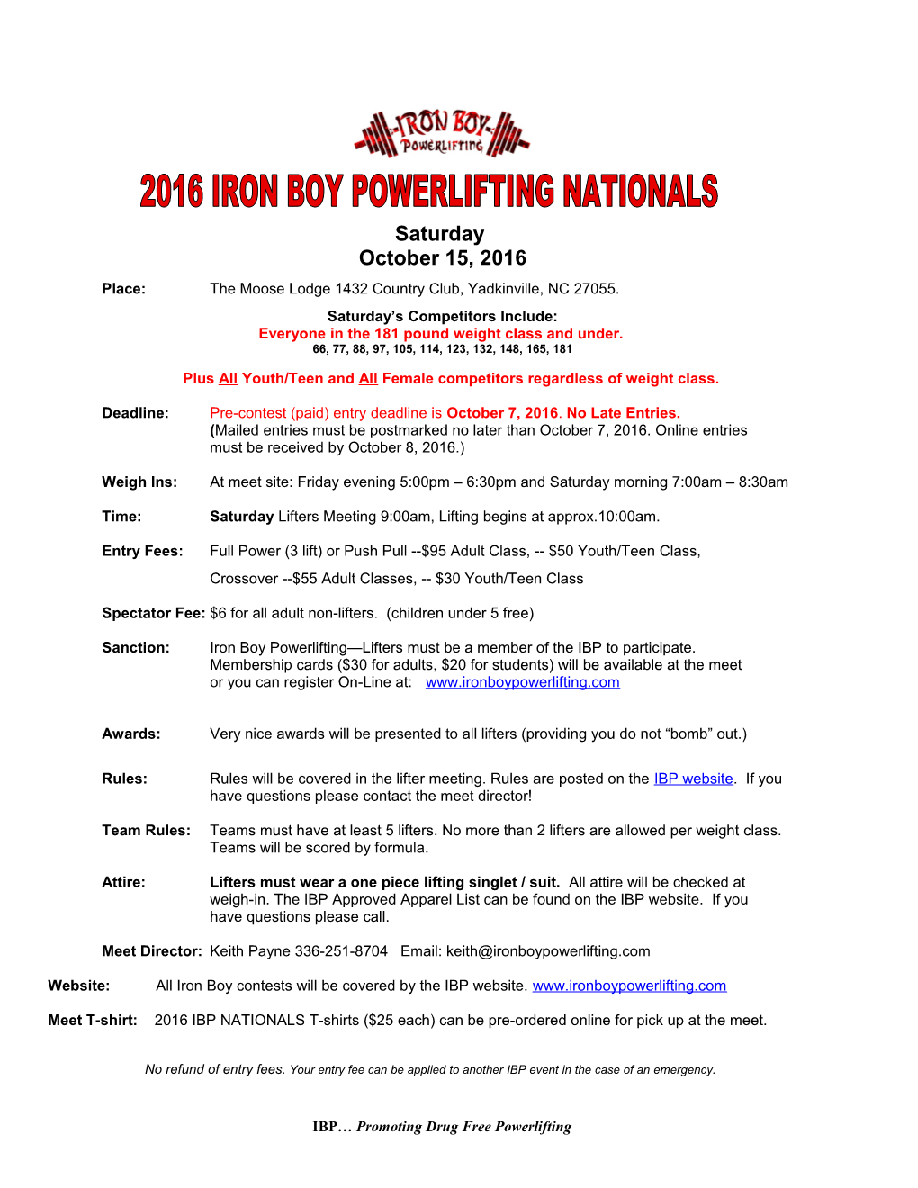 Iron Boy Powerlifting