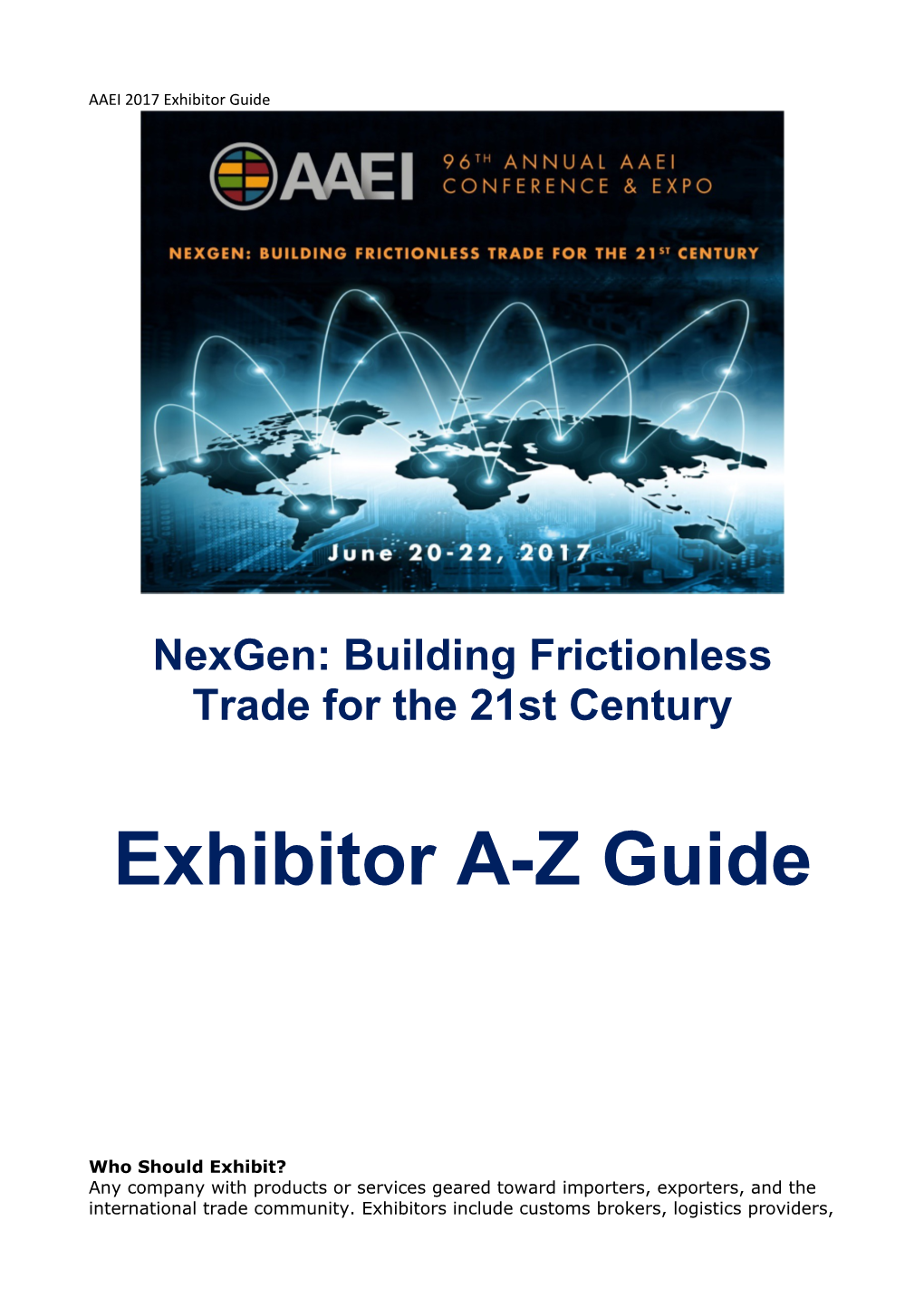 Nexgen: Building Frictionless Trade for the 21St Century