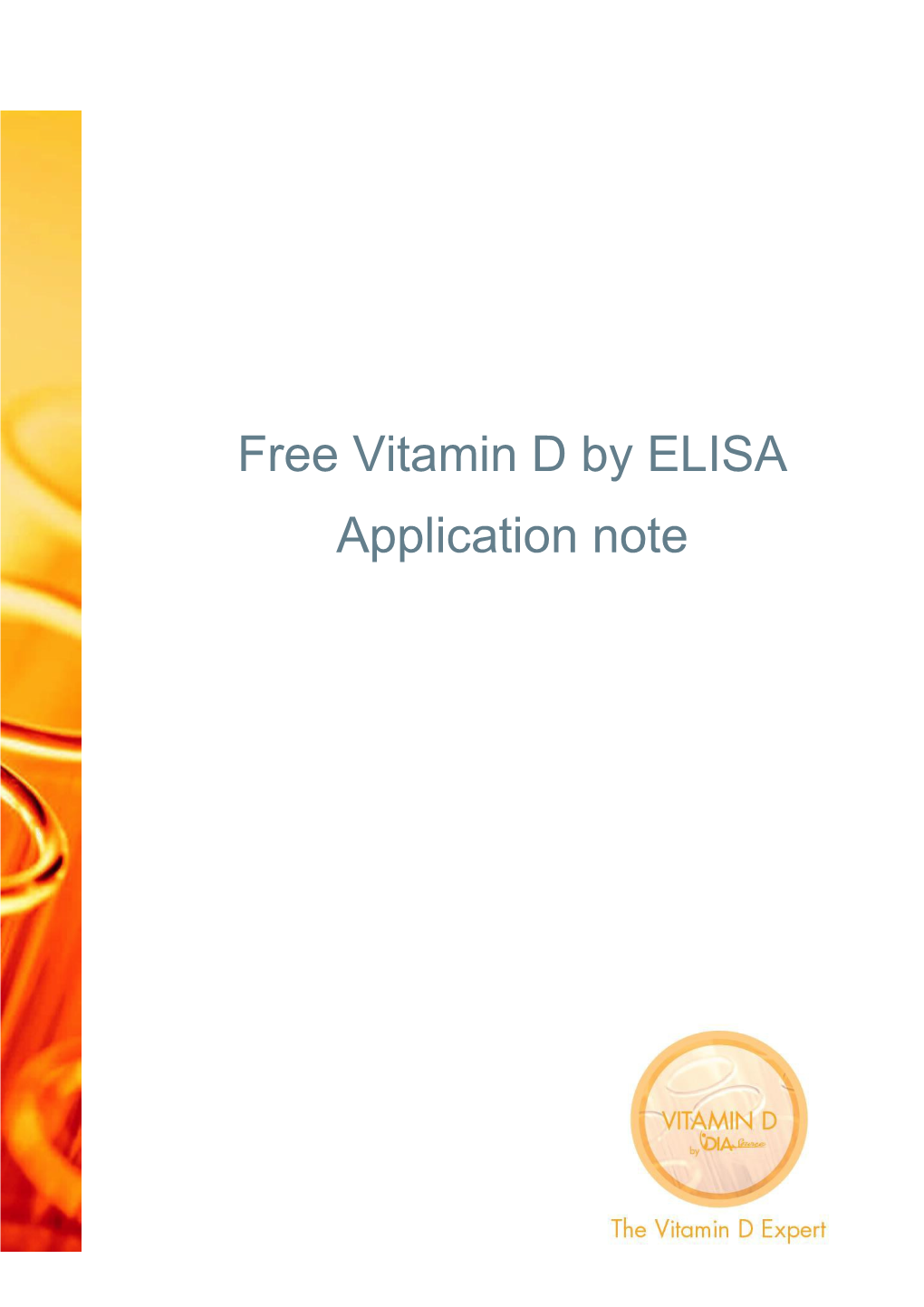 Free Vitamin D by ELISA