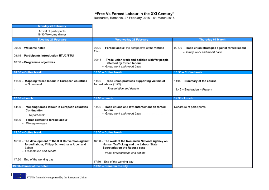 Programme De Formation