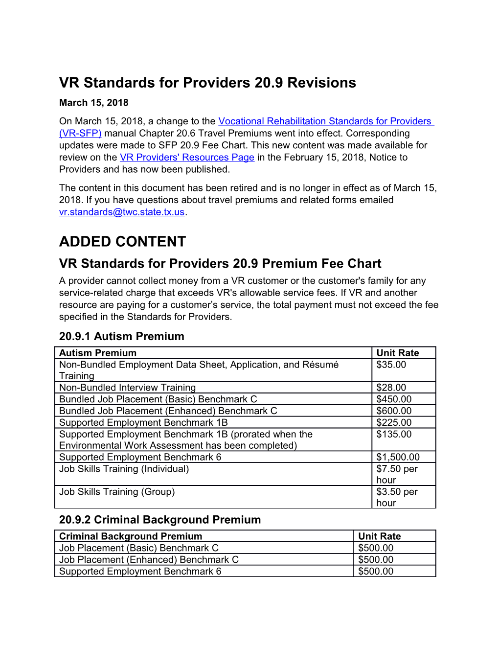 VR-SFP 20.9 Premium Fee Chart Revised 031518
