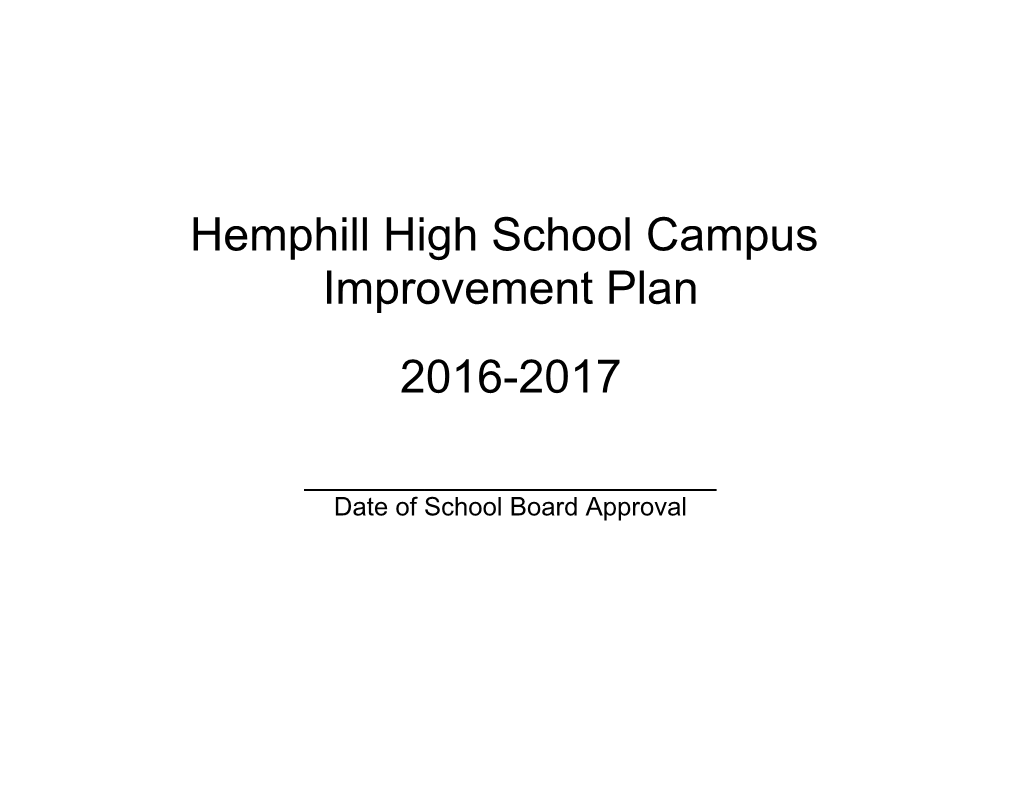 Hemphill High School Campus