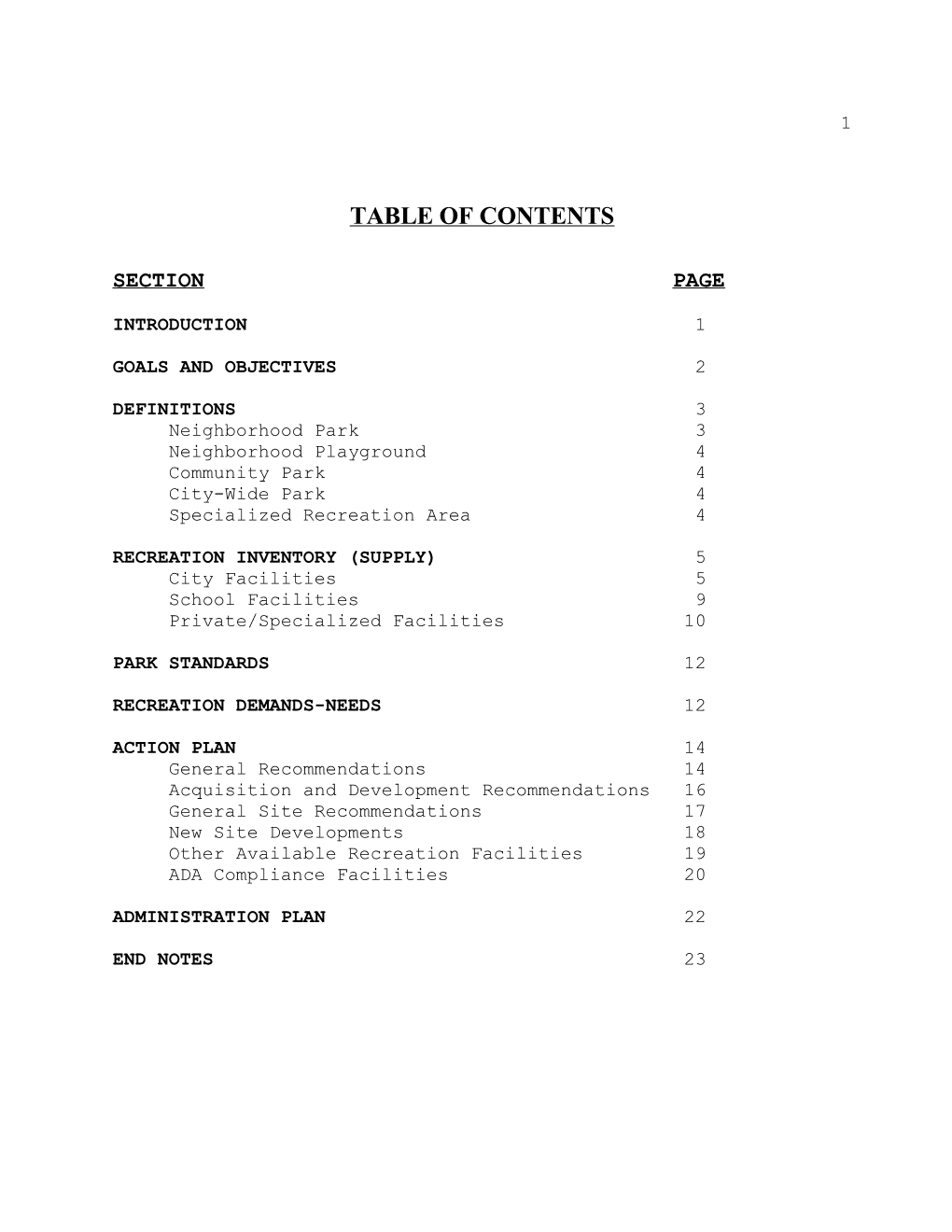 Table of Contents s109