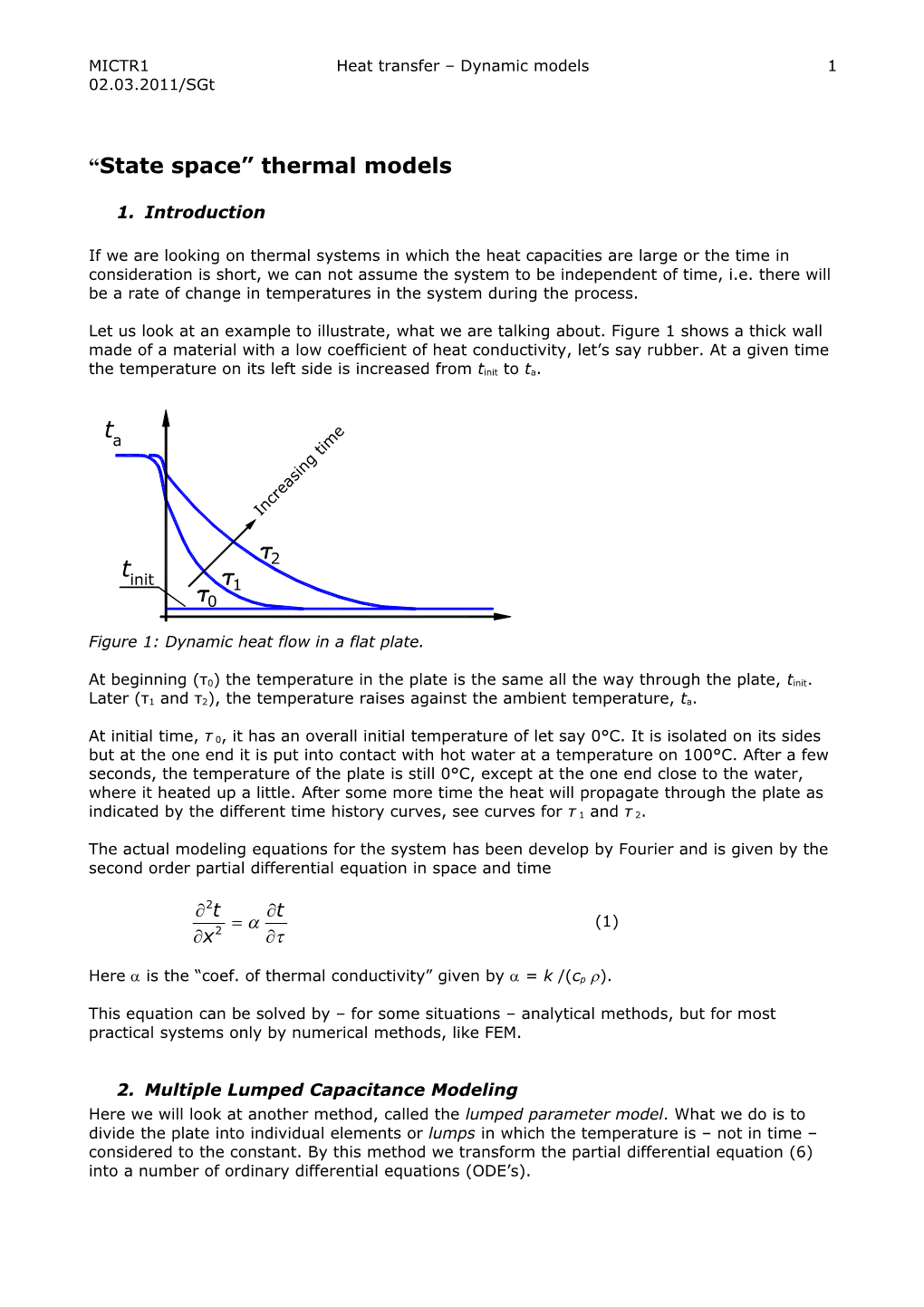 Dynamic Thermal Systems