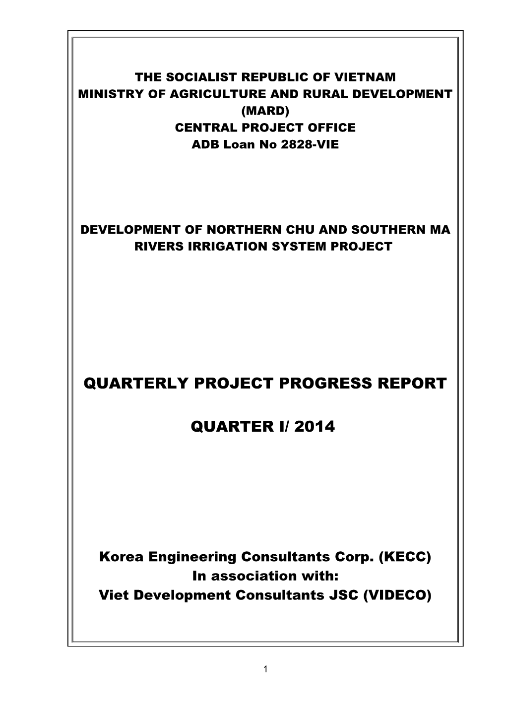 Project Progress Report