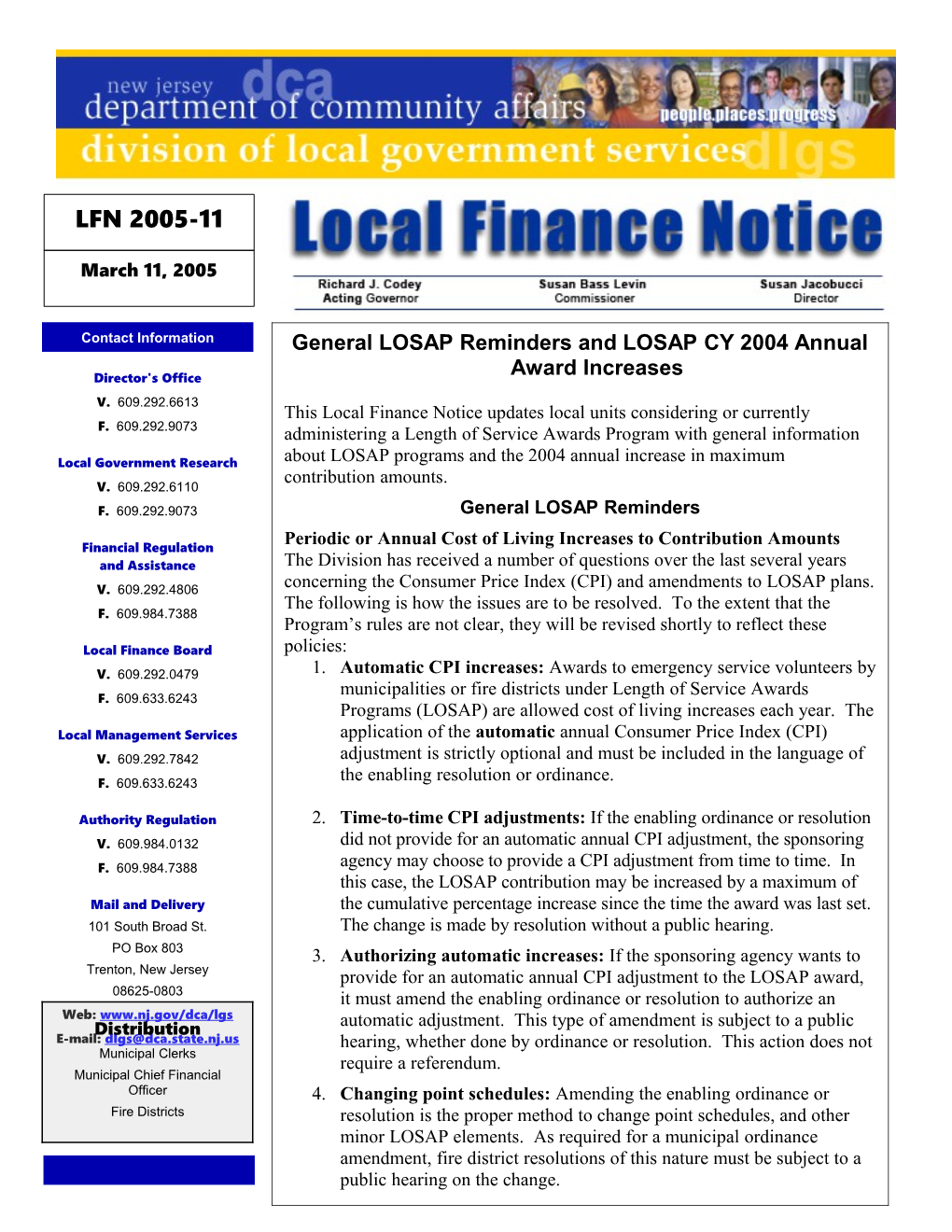 Local Finance Notice 2005-11March 11, 2005Page 1