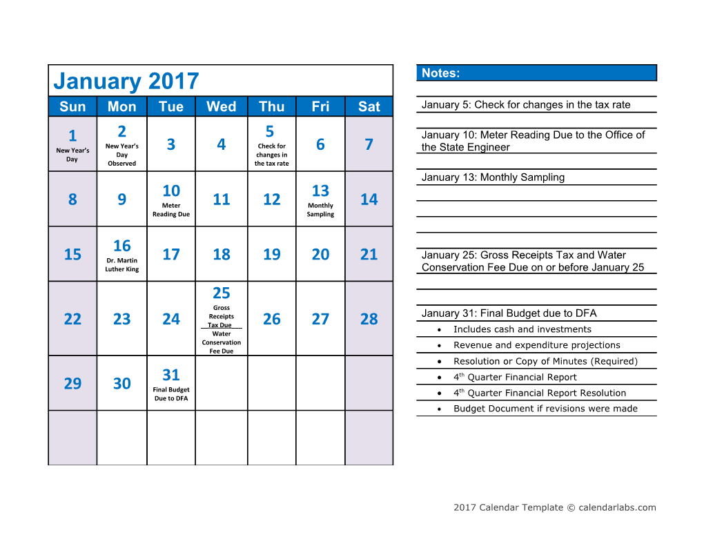 2017 Monthly Calendar - Calendarlabs.Com s1