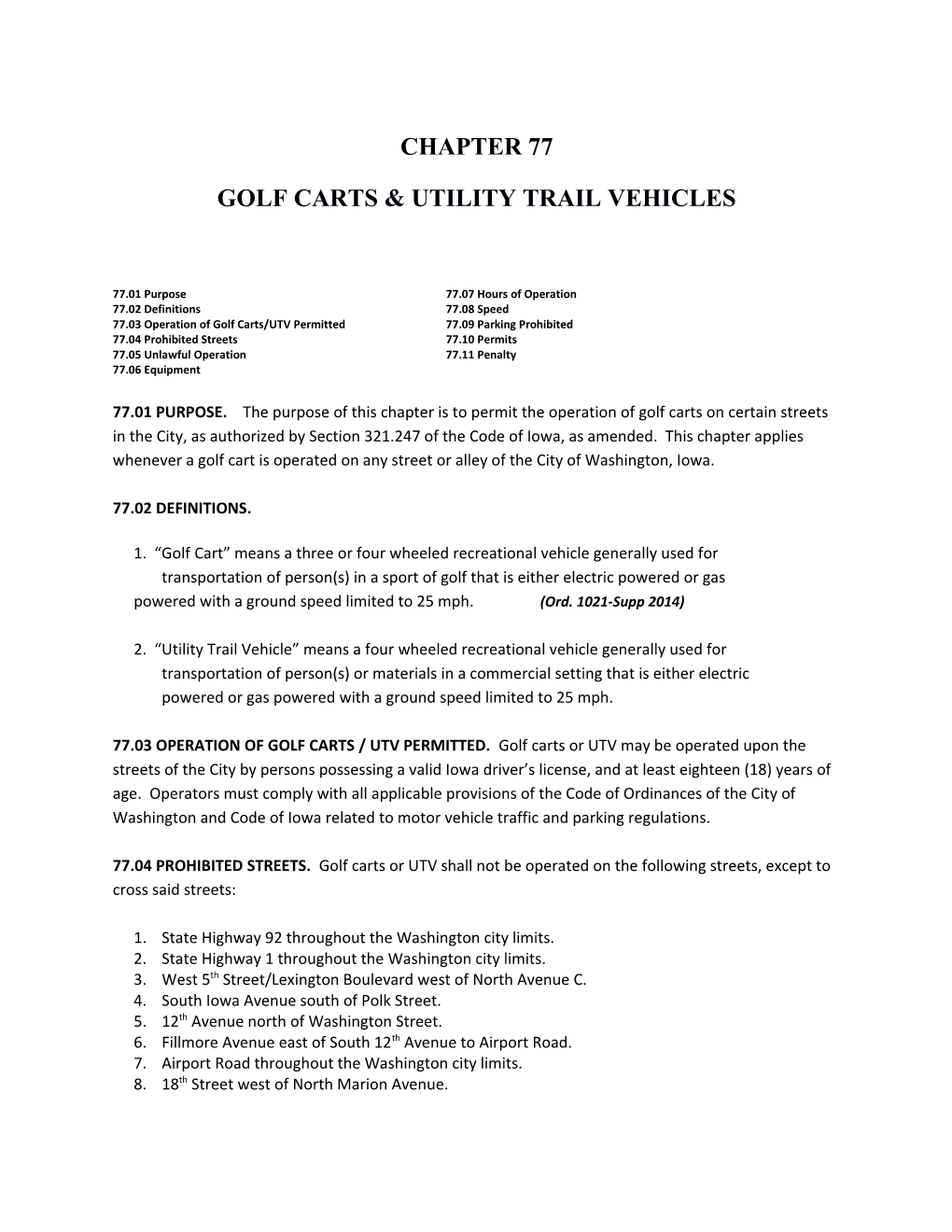 Golf Carts & Utility Trail Vehicles