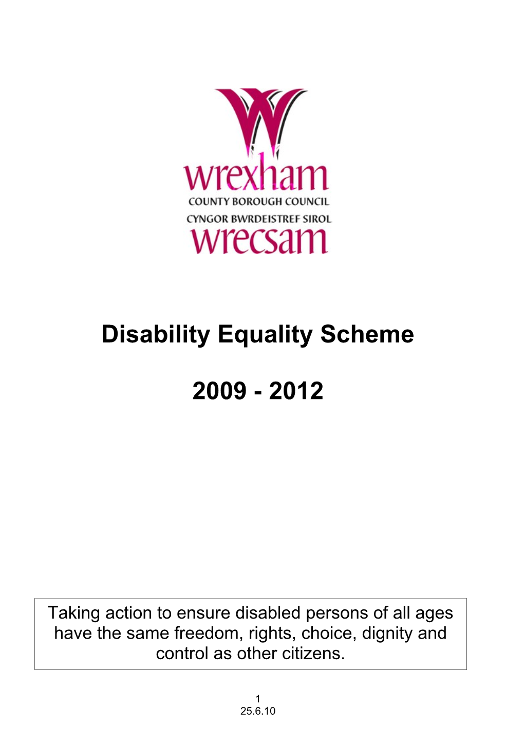 Disability Equality Scheme