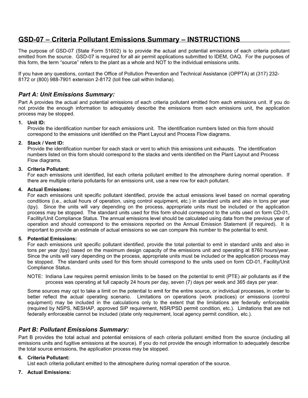 General Source Data Form Gsd-02 Instructions