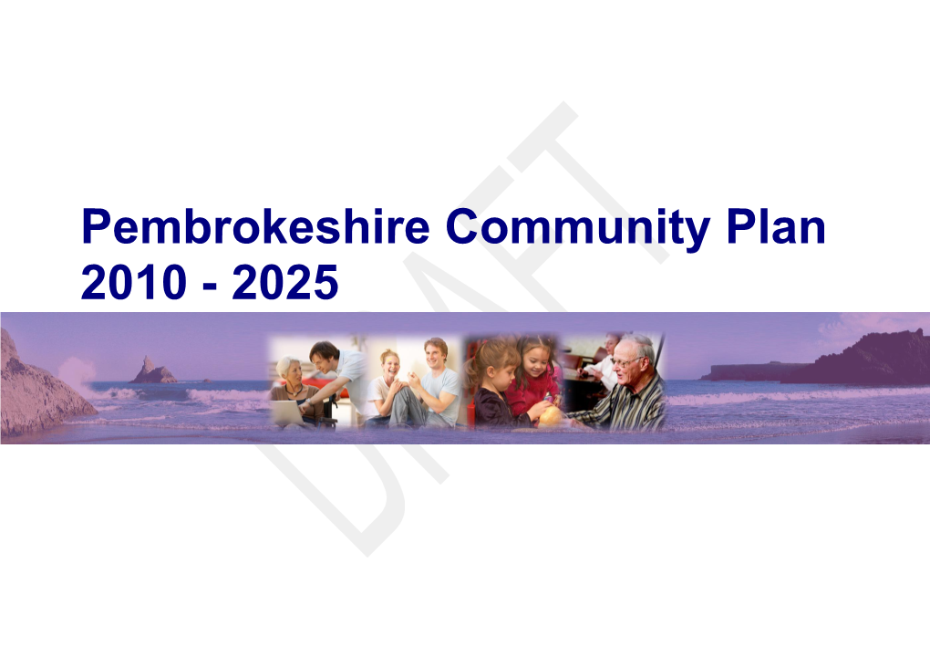 Pembrokeshire Community Plan 2010 - 2025